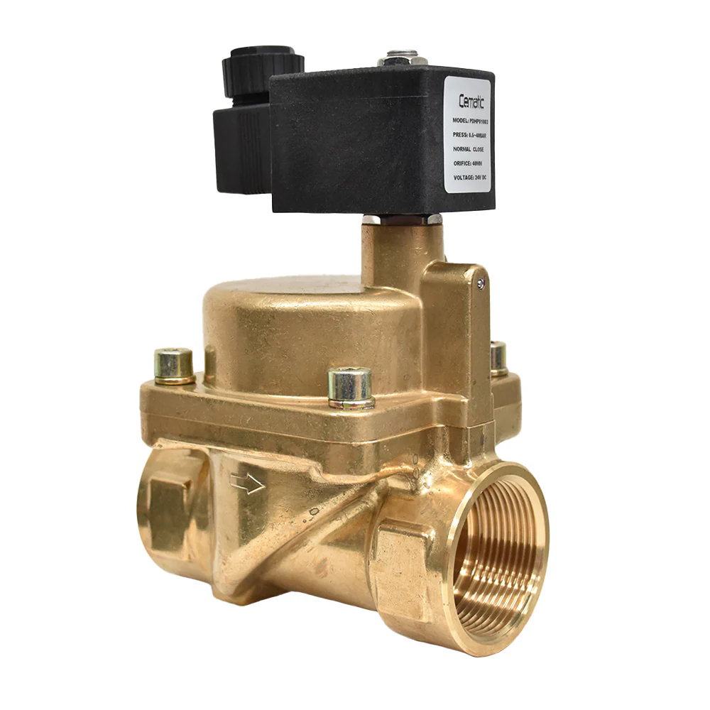 Válvula Solenoide Latón Alta Presión - Uso Industrial - Image 3