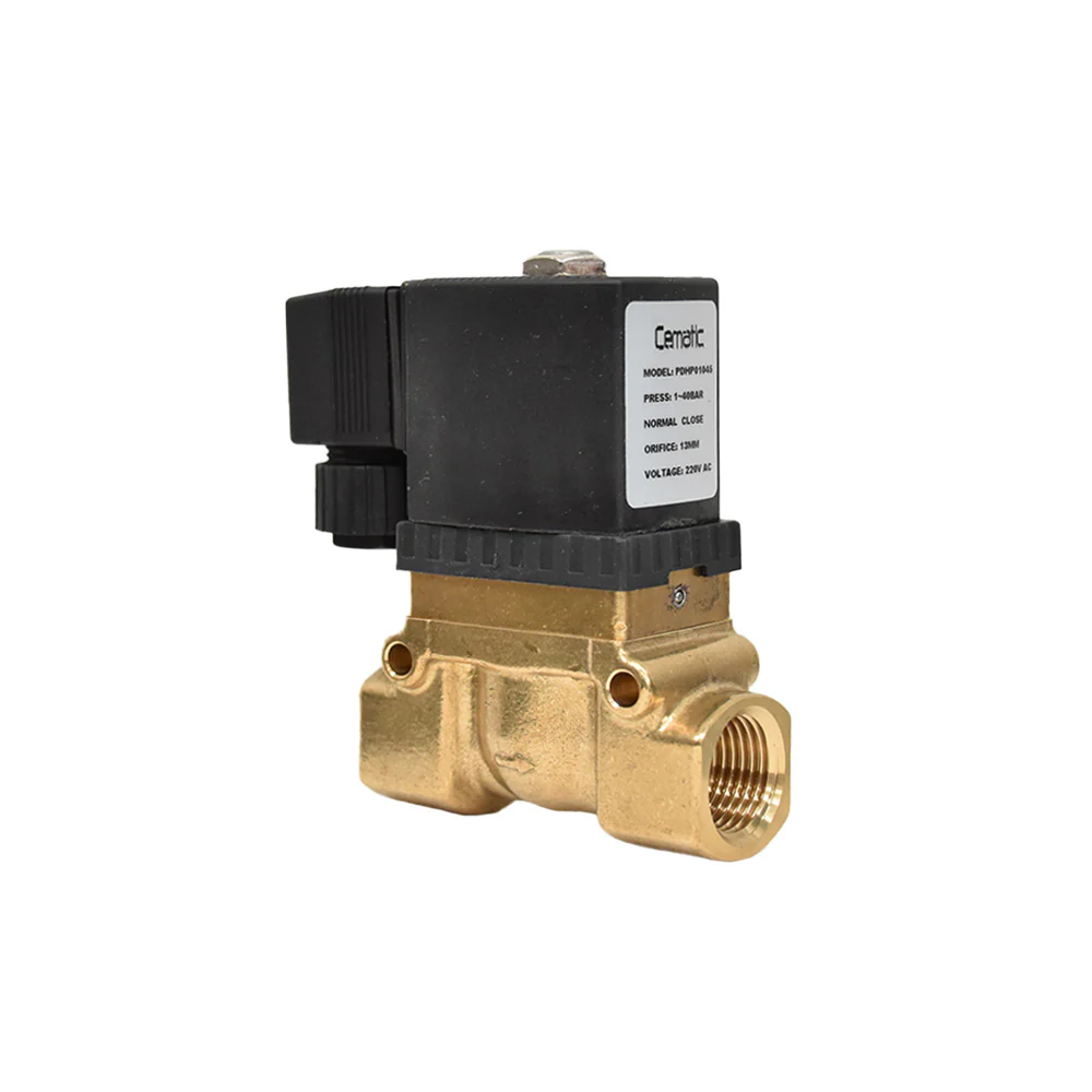Válvula Solenoide Latón Alta Presión - Uso Industrial - Image 4